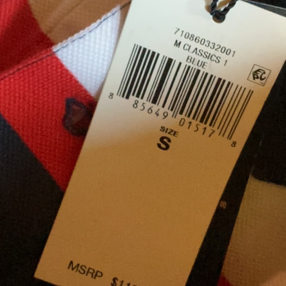 Polo Ralph Lauren Classic Fit Striped Mesh Polo Shirt - Picture 5 of 6
